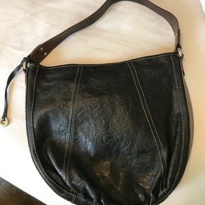 Fossil brand pocket book. Blue. Leather.